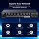 thumbnail image 2 of Conmutador Ethernet Tenda TEM2010X de 8 puertos y 2,5 G con 2 puertos SFP de 10 Gb, 2 of 7