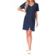 thumbnail image 2 of INSPIRE CHIC Batas con Cremallera Zip Up Hosecoat con Bolsillos para Mujeres en Tela Suave y Ligera Perfecta para Descansar S Azul, 2 of 6