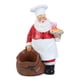 thumbnail image 4 of Estatuillas De Santa Claus Ornamentos De Resina De La Navidad Chef, 4 of 5