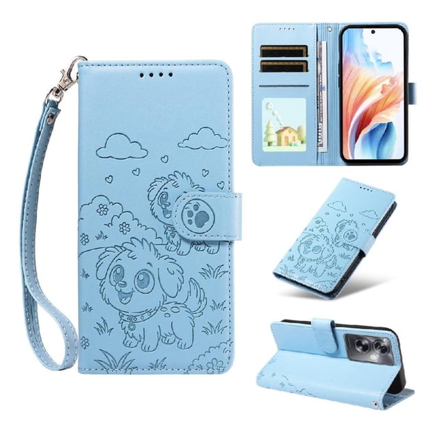 Funda Billetera FOXDOCK Compatible con OnePlus Nord N30SE 5G, Diseño Perrito Tierno, Ranuras para Tarjetas y Soporte Plegable