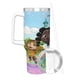 thumbnail image 3 of Dee y Amigos en Oz Vaso aislado de acero inoxidable con asa, diseño temático, regalo para familia, amigos y fans; incluye pajita y encaja en el portavasos estándar, 40 oz, 3 of 6