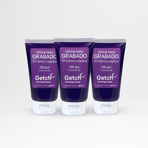 Getch - Pack 3 Cremas Vidrios Y Espejos 120 Grs.