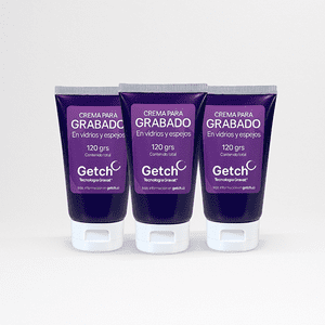 Getch - Pack 3 Cremas Vidrios Y Espejos 120 Grs.