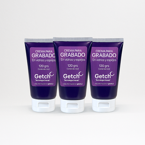 Getch - Pack 3 Cremas Vidrios Y Espejos 120 Grs.