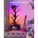 thumbnail image 4 of Estantería Evermagin de 6 niveles en forma de árbol con luces, color marrón rústico, 4 of 7