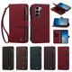 thumbnail image 4 of Cartera para OnePlus Nord CE6 Lite con Ranuras para Tarjetas, Rojo, 4 of 6