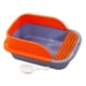 thumbnail image 5 of Caja De Arena Para Gatos Con Pala Desmontable Alta Bandeja De Arena Para Gatos Inodoro Para Gatos Azul Naranja Grande, 5 of 5