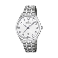 Reloj F20466/1 Festina Blanco Hombre Calendario Titanium