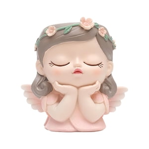 Bothyi - Maceta Con Cabeza De Niña, Maceta Con Cara Bonita Para Sala De Estar, Interior Y Exterior, Estilo B