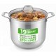 thumbnail image 1 of Olla NutriChef de 19 qt (18 L) de Acero Inoxidable para Inducción, 1 of 8