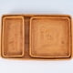 thumbnail image 2 of Xiao Hua Cesta rectangular de ratán hecha a mano para almacenar frutas, 1 pieza - 37 x 23 x 5 cm, ideal para exhibir frutas en la encimera de la cocina o como centro de mesa en un comedor rústico., 2 of 3