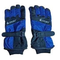 Hn - Guantes Para La Nieve, Sky, Invierno, Con Chiporro Interior Azul