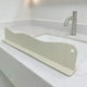thumbnail image 1 of 1pc BPA-Free Silicone Sink Splash Guard - Upgraded Design Faucet Handle Drip Catcher Tray for Bathroom Countertops - Anti-Splash Drain Pad - Bathroom Accessories, 1 of 5