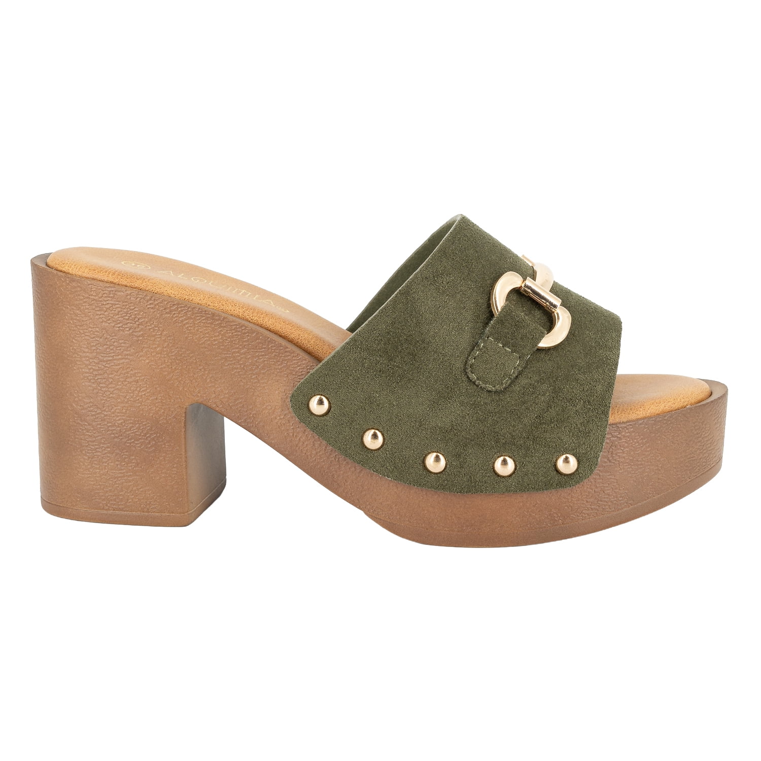 Sandalia Plataforma Rock Verde Alquimia