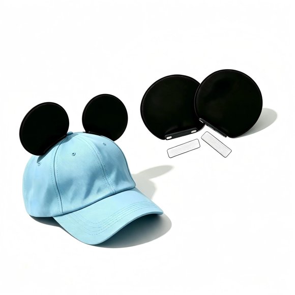 Orejas de Ratón ZIYIZE 2 pzas Accesorio Magnético para Gorras