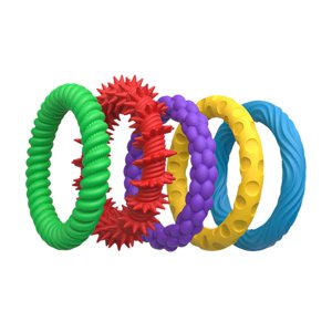 Bothyi - 5 Piezas Pulseras Sensoriales Anillos Sensoriales Novedosos Para Medias Regalos Regalos Opp