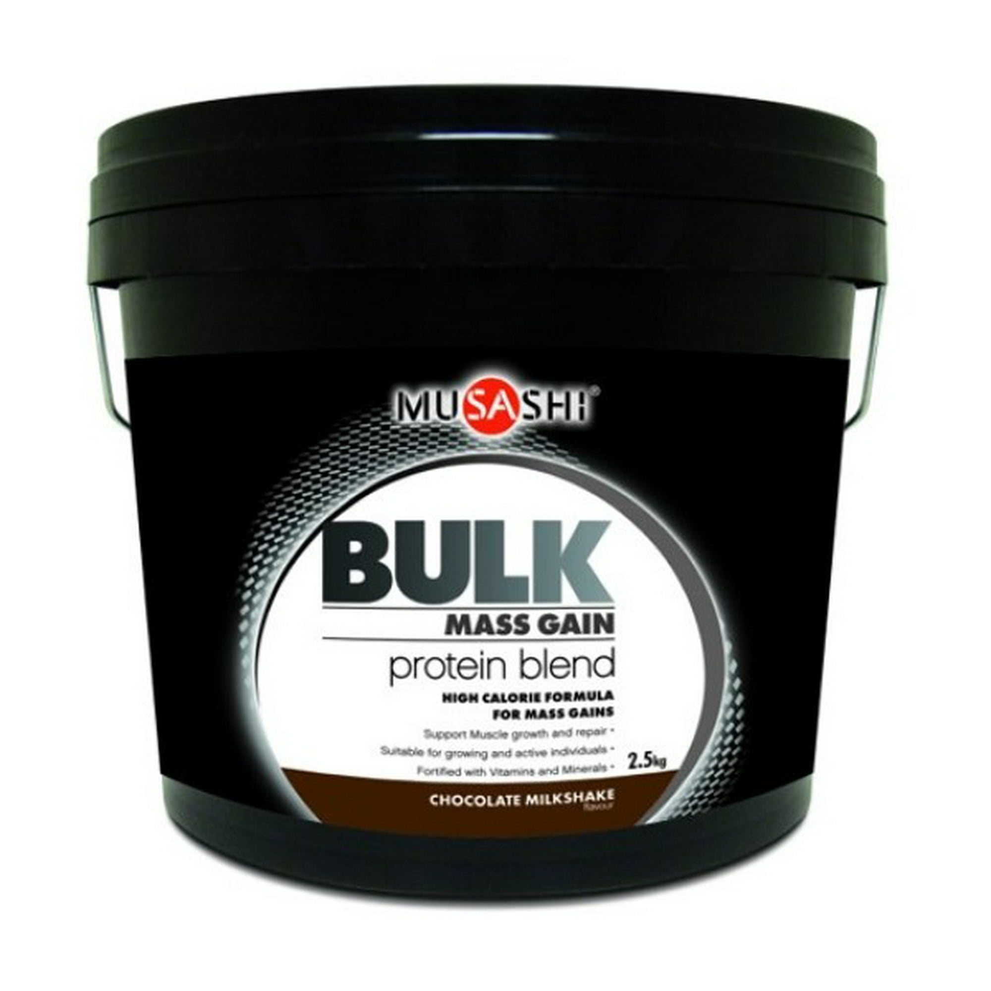 Musashi Proteina Bulk Mass Gain Whey Protein 5 Lbs Chocolate