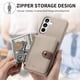 thumbnail image 5 of Funda FOXDOCK para Samsung Galaxy S26 Pro con función billetera, soporte ajustable y diseño elegante-caqui, 5 of 6