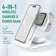 thumbnail image 2 of 4 En 1 Cargador Inalámbrico Y Banco De Energía Para MagSafe Estación De Carga Rápida Magnética Batería Portátil Para iPhone 16 15 14 13 IWatch-Blanco, 2 of 7