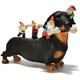 thumbnail image 1 of Estatuas de gnomos de jardín Sunthus Dachshund para decoración exterior, 1 of 6