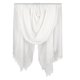 thumbnail image 1 of Pañuelo Iristide para mujer, ligero, grande, 190 x 110 cm, blanco, 1 of 6