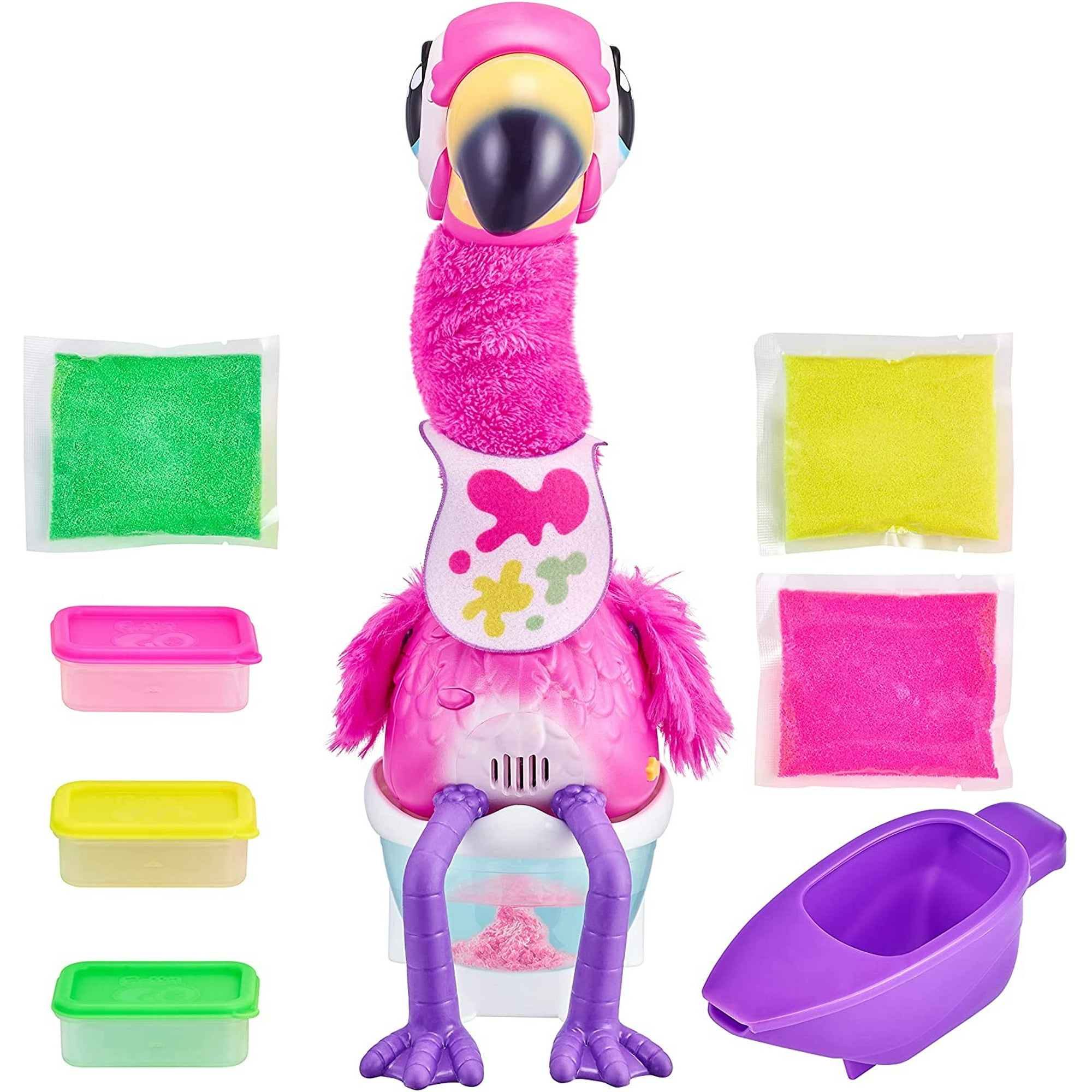 Juguete Interactivo Little Live Pets Sherbet El Gotta Go Flamingo Que Canta Baila Charla Come Y Defeca
