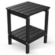 thumbnail image 1 of Mesa auxiliar exterior GREENVINES Adirondack 36 x 33 cm negra, 1 of 8