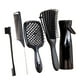 thumbnail image 2 of Juego De Cepillos Para Desenredar De 5 Piezas Para Cabello Rizado, Cepillo Para Peinar Para Cabello Ondulado, Seco, Negro, 2 of 3