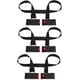 thumbnail image 1 of Paquete de 3 correas ajustables para transportar esquís y bastones, correas para el hombro para transportar esquís con soporte acolchado, 1 of 7