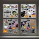 thumbnail image 3 of 1pc/4pcs/8pcs/9pcs, Halloween Wall Stickers - Removable Decals for Living Room, Bedroom, Bathroom, and Windows - Haunted House Decor and Home Decor - Spooky and Fun Designs, 3 of 5