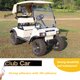 thumbnail image 5 of Placa de Nombre DRIVE UP 46 cm Negro y Dorado para Club Car DS, 5 of 7