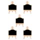 thumbnail image 1 of Letreros De Pizarra De Madera Con Soportes Arqueado, 1 of 3