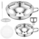 thumbnail image 1 of Embudo conservas colador 3 pack acero inoxidable boca ancha tarros mason, 1 of 7