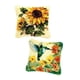 thumbnail image 3 of 2 juegos de funda de almohada de flor kits de gancho de cierre paquete de material de bricolaje para principiantes, 3 of 5