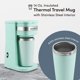 thumbnail image 3 of Cafetera Elite Gourmet EHC117M con taza térmica de 400 ml, color menta, 3 of 7
