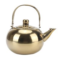 Magideal - Tetera Con Filtro, Cafetera, Fogón, Olla Para Cocinar, Utensilios De Cocina Con Mango, Estufa De Acampada Y Jardín, Caldera De Agua Para Inauguración 1.2L