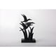thumbnail image 2 of Escultura aves en vuelo negro, 2 of 2