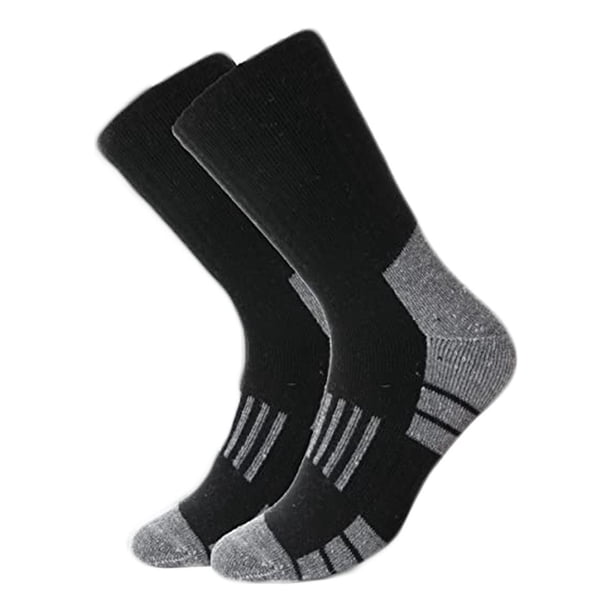 Calcetas 70% Lana Merino Ski Snowboard, Invierno Senderismo negro L