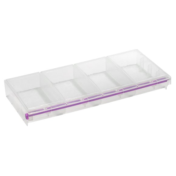 Organizador de Cuentas CRAFT MATES 23 cm 4 Compartimentos de Plástico