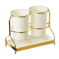 Bothyi - Soporte Para Utensilios De Cocina, Jaula Para Palillos De Drenaje Para Mostrador, Restaurante, Fiesta, Blanco