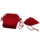 thumbnail image 1 of 50 piezas de cordón de terciopelo bolso bolsa de regalo de la boda favor bolsa de joyería rojo, 1 of 3