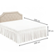thumbnail image 3 of Faldón Super King Para Cama Con Elastico 200x200cm Beige, 3 of 3