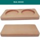 thumbnail image 3 of Bandeja rectangular WOHENI 18,5 x 9 x 1,5 cm negro de madera, 3 of 6