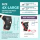 thumbnail image 2 of Rodillera BraceAbility 4XL para piernas de gran tamaño con estabilizadores, 2 of 5