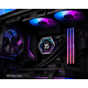 thumbnail image 3 of Refrigeración Líquida Para Pc Aio 240mm Lcd Argb Intel Amd Water Cooler Cpu Pantalla Temperatura Giratoria Doble Ventilador Pwm 255w Tdp Gamer Alto Rendimiento, 3 of 3