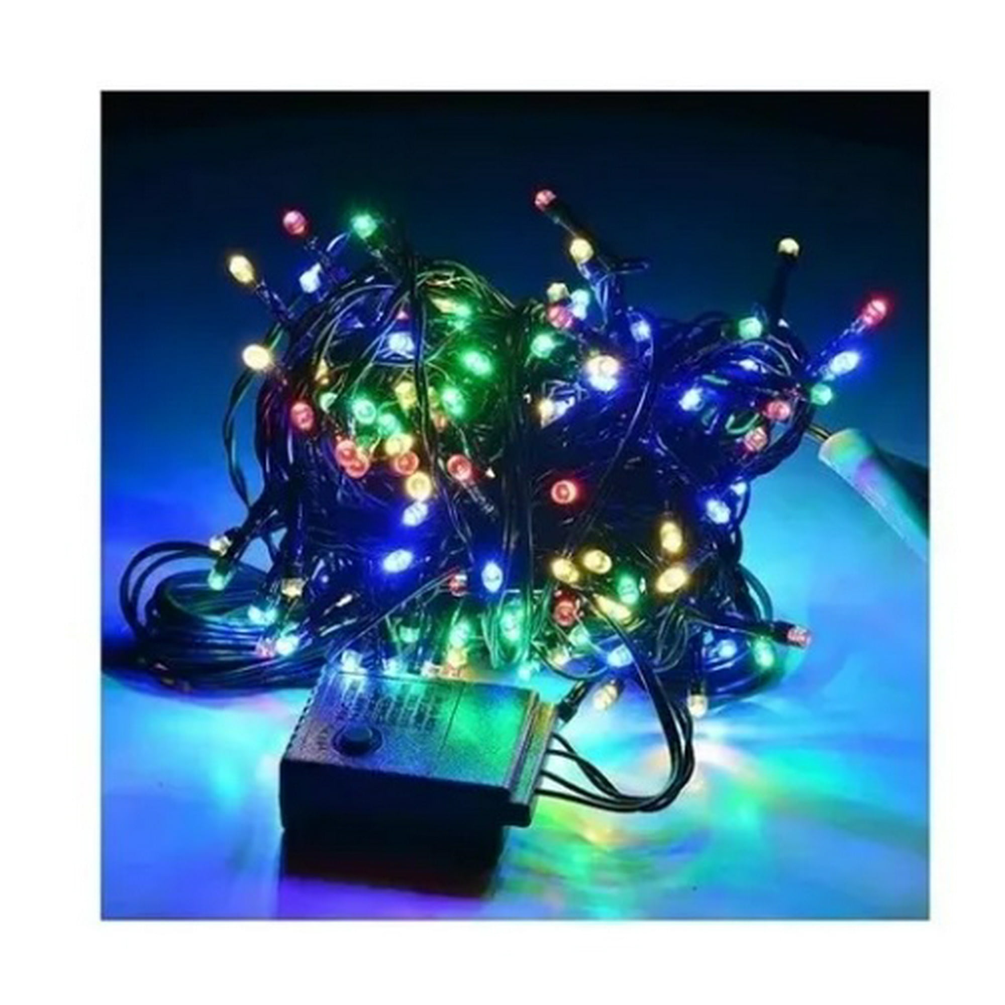 Genérico - Guirnalda De Luces Multicolor 200 Luces Navideñas Decorativas