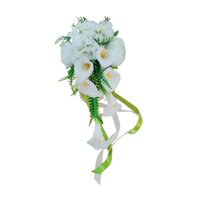 Bothyi - Ramo Dama De Honor Nupcial Sosteniendo Flor Tela De Seda Para Ceremonia Fiesta