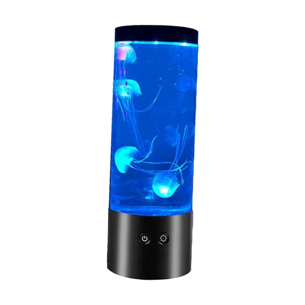 Lámpara de medusas luz de noche para niñas niños adolescentes adultos lámpara de ánimo de ánimo lámpara de escritorio para dormitorios de vacaciones r