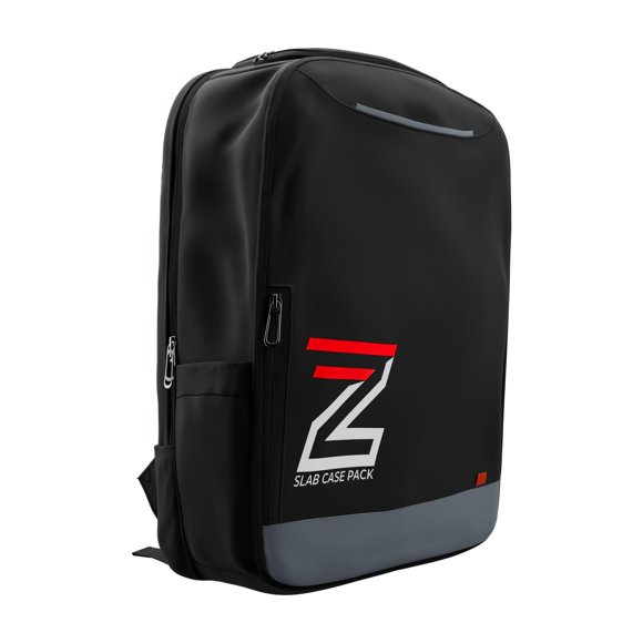 Mochila con estuche tipo slab de Zion Cases; compatible con slabs de tarjetas graduadas PSA, BGS, HGA, SGC, CSG; solución ideal de almacenamiento para viajes (Negro)
