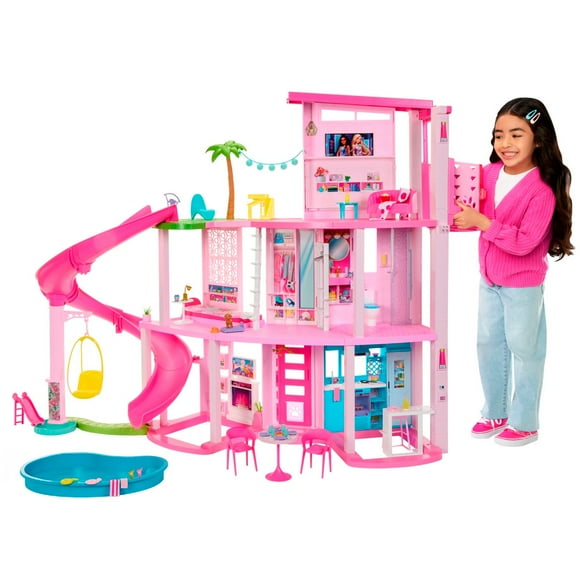 Barbie Casa de los Sueños Tobogán Alberca, Niñas 3 años